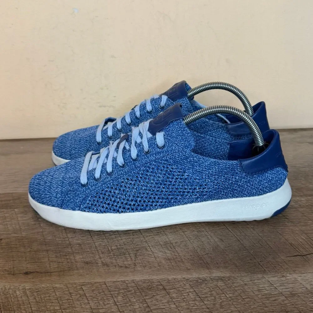 blue knit Cole Haan GrandPrø Stitchlite sneakers men’s size 9 shoes